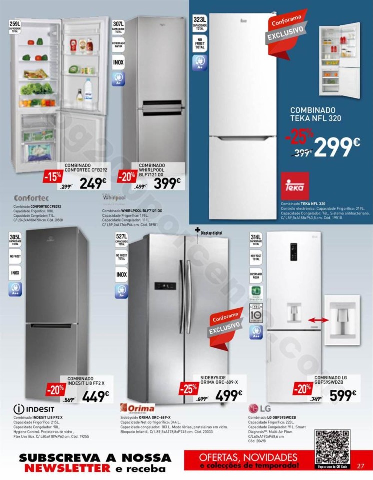 Antevisão Conforama promoções de 2 a 23 novembr