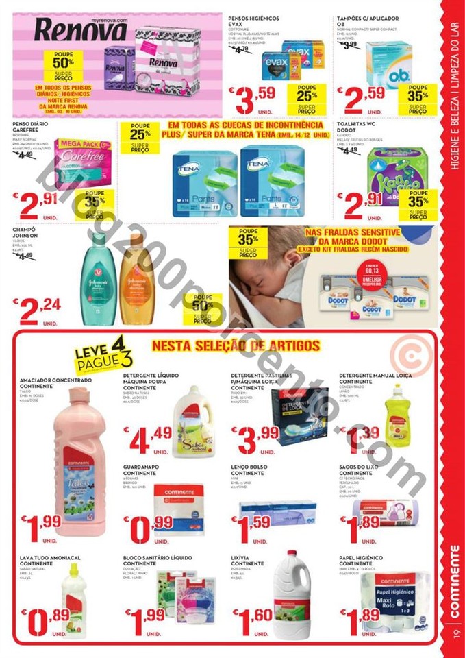 Antevisão Folheto CONTINENTE - MODELO Madeira de 