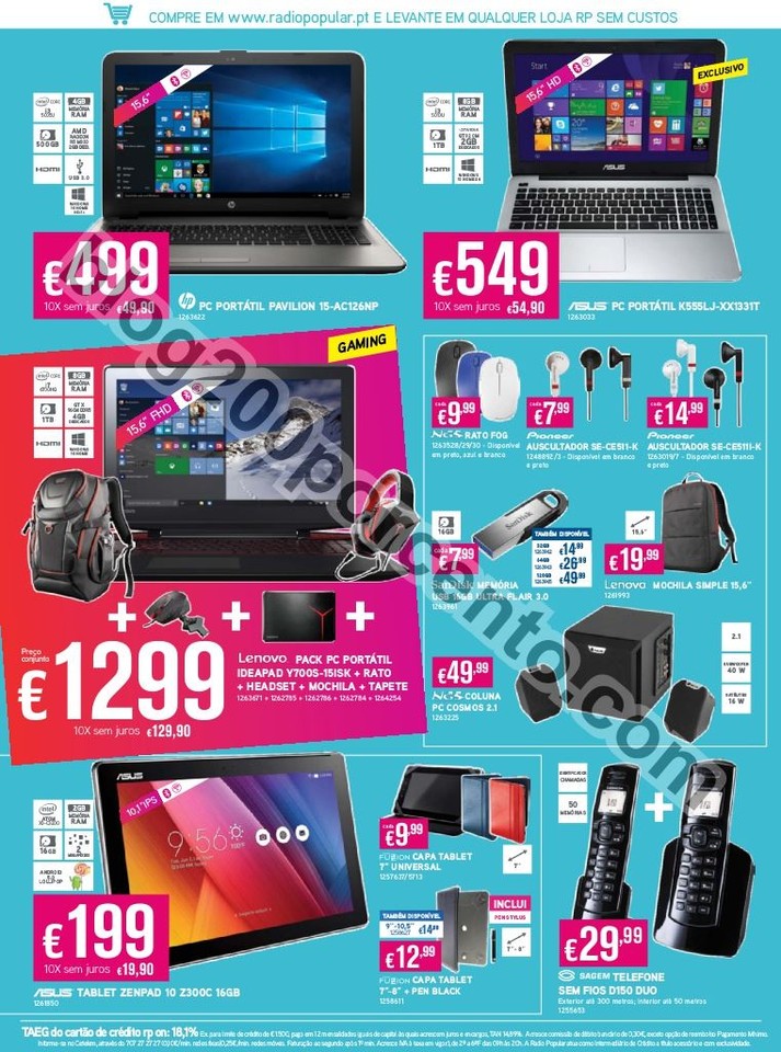 Antevisão Folheto RADIO POPULAR Promoções de 3 