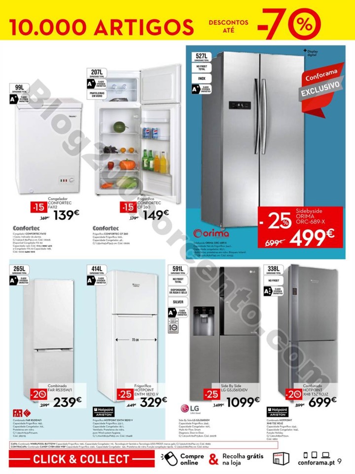 Antevisão Folheto CONFORAMA Saldos até 70% a par