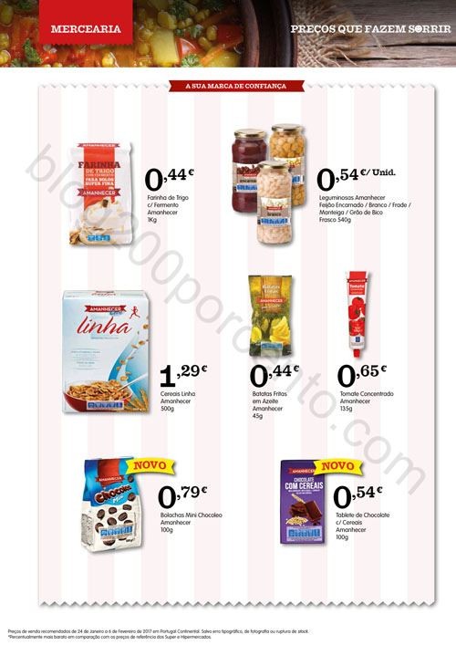 Antevisão Folheto AMANHECER Promoções de 24 jan