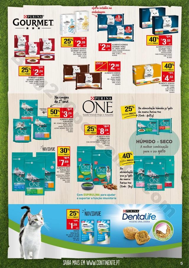 Antevisão Folheto CONTINENTE Pets Promoções de 