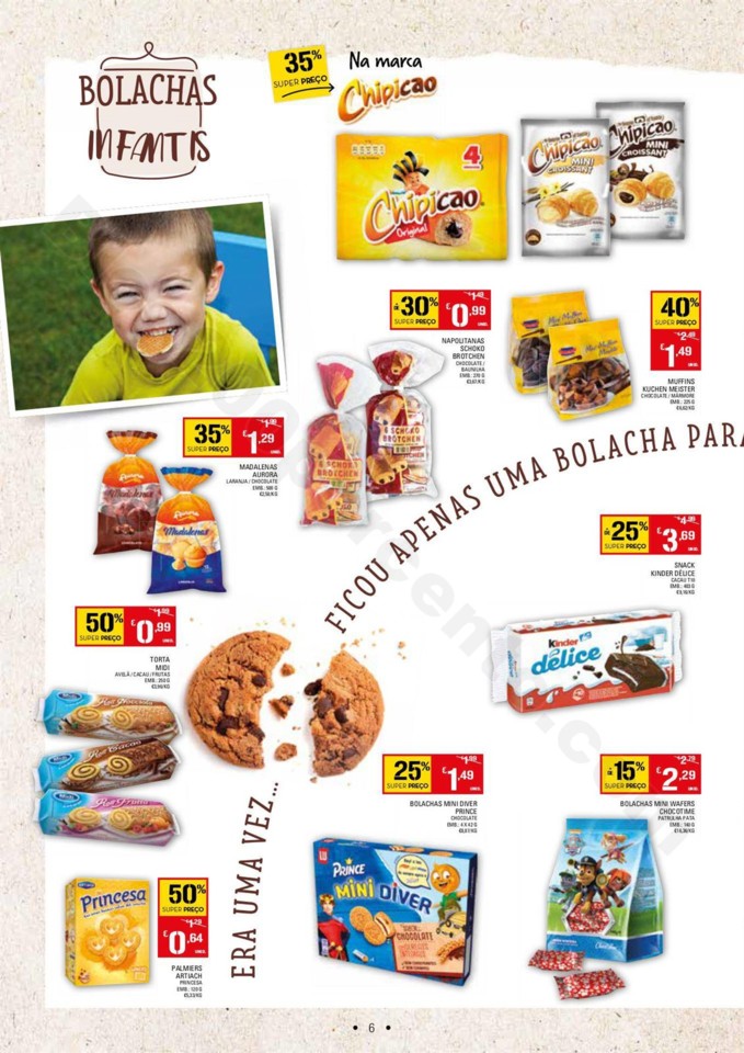 Antevisão Folheto CONTINENTE Biscoitos e Bolachas