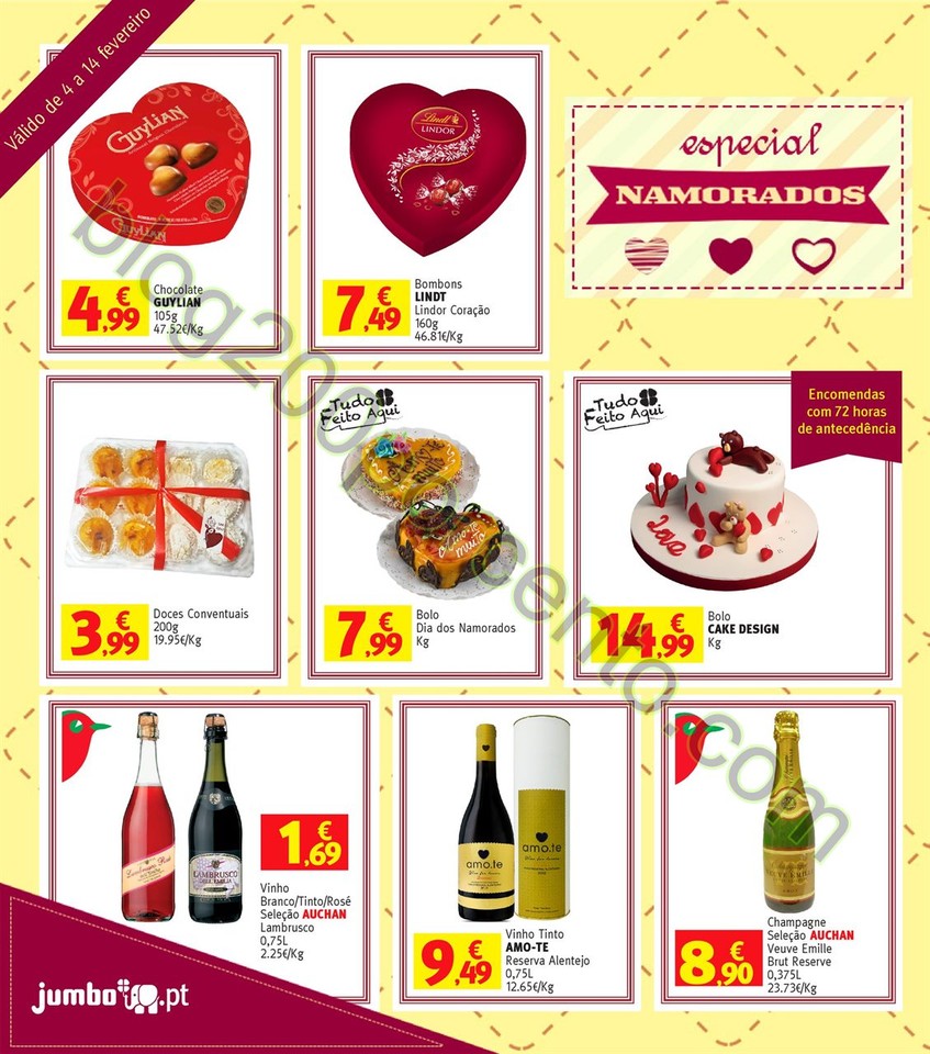 Antevisão Folheto JUMBO Especial Dia dos Namorado