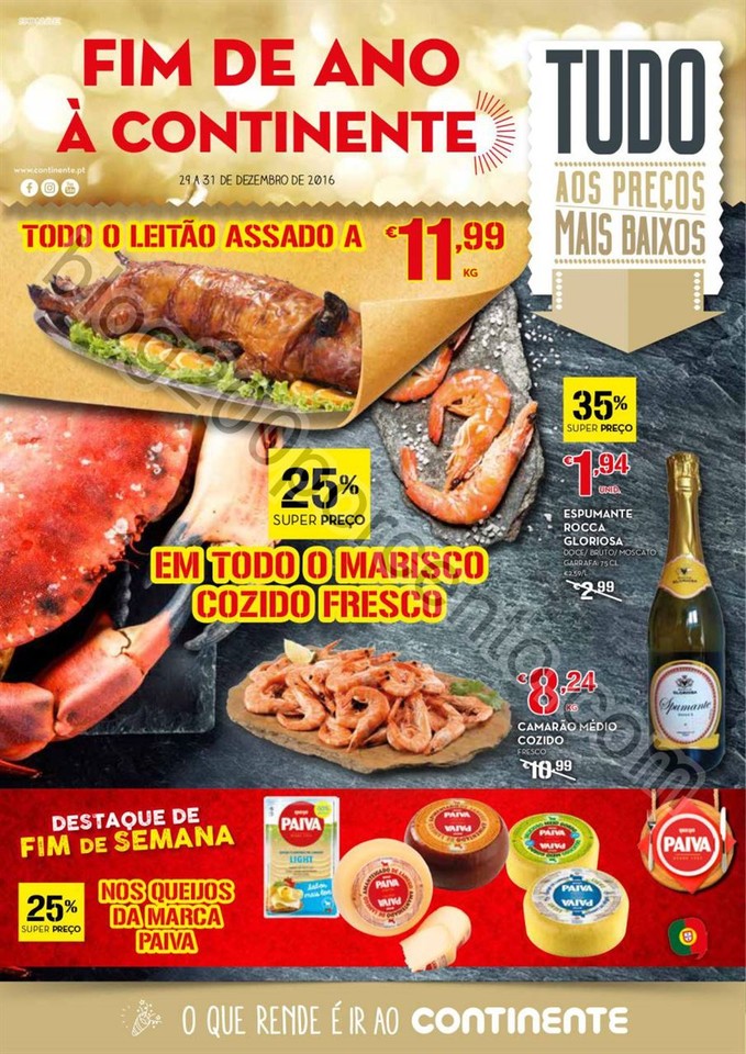 Antevisão Folheto CONTINENTE Fim de semana de 29 