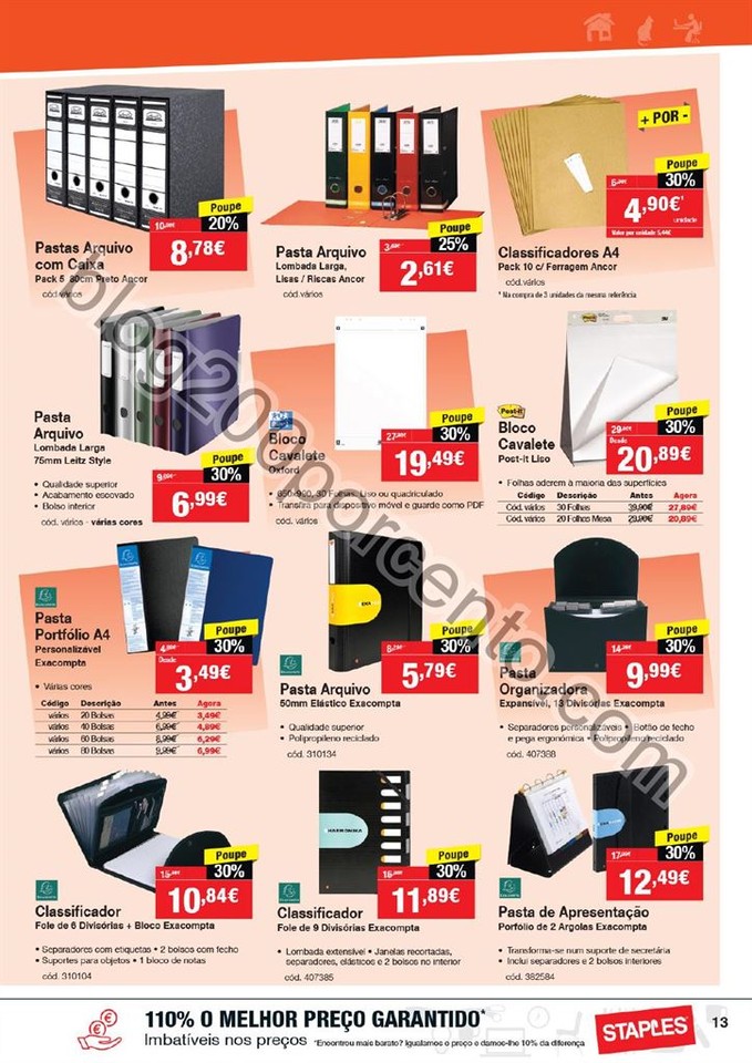 Antevisão Folheto STAPLES Promoções de 2 a 14 j