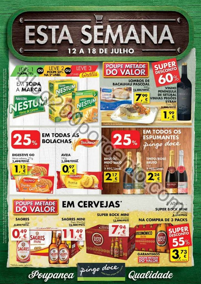 Antevisão Folheto PINGO DOCE Promoções de 12 a 