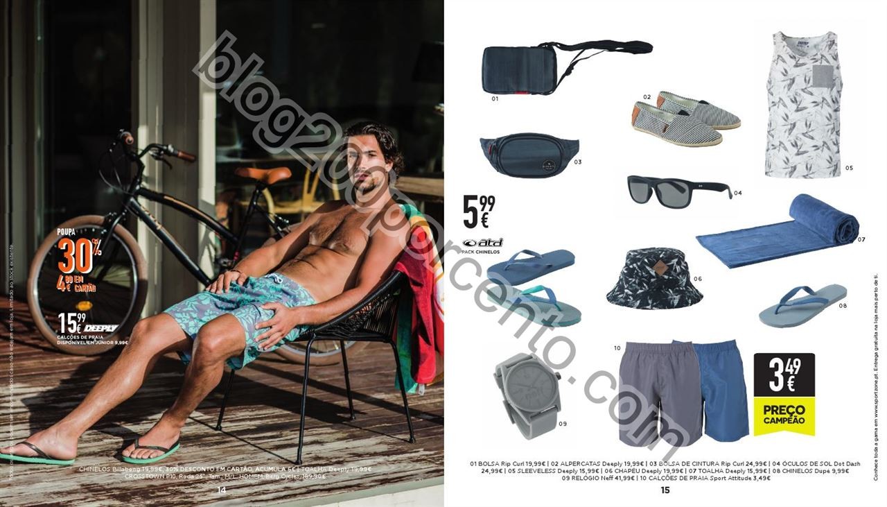 Antevisão Folheto SPORT ZONE Moda Verão de 25 ma