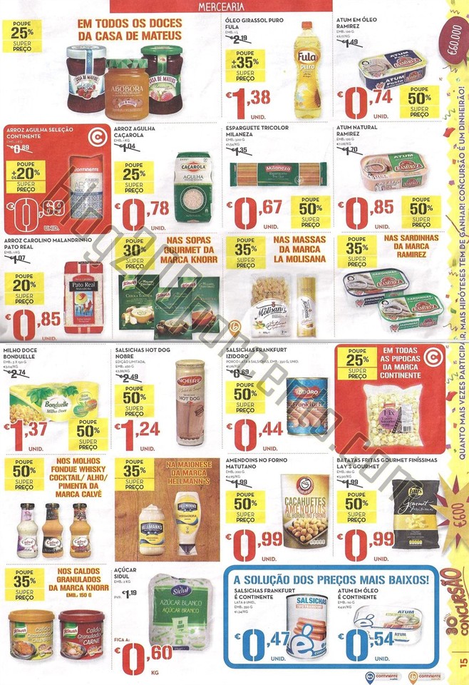 Antevisão Folheto CONTINENTE Promoções de 1 a 7
