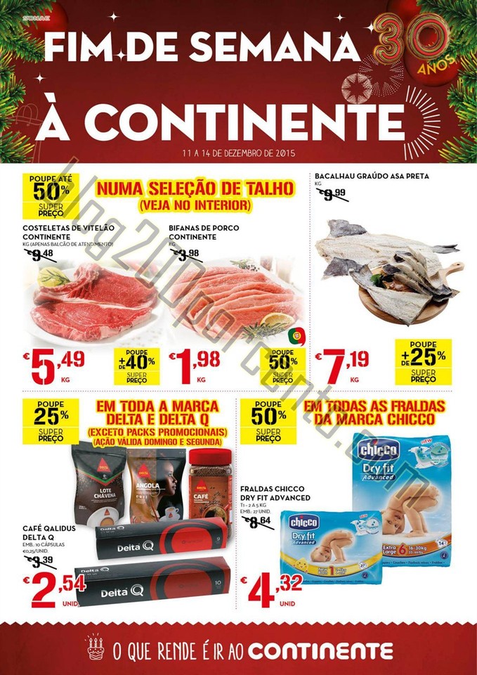 Antevisão Folheto CONTINENTE Fim de semana de 11 