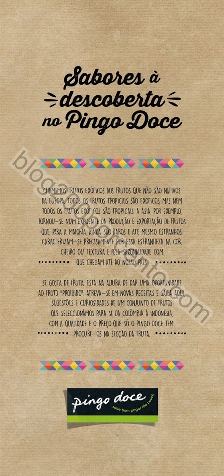 Novo Catálogo PINGO DOCE Frutos Exóticos promoç