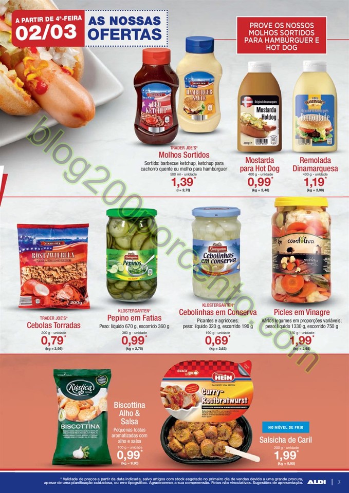 Antevisão Folheto ALDI promoções a partir de 2 