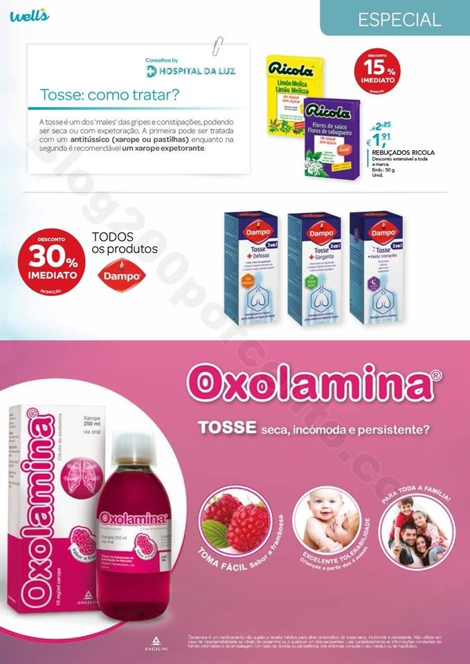 Antevisão Folheto WELLS Inverno Promoções de 12