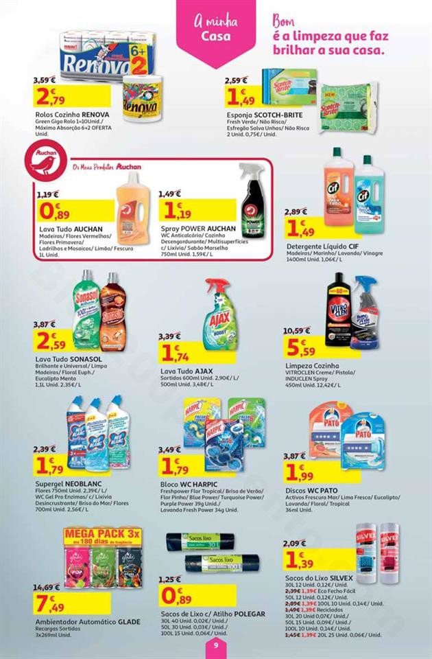 Antevisão Folheto AUCHAN Poupar ou Largar Promoç