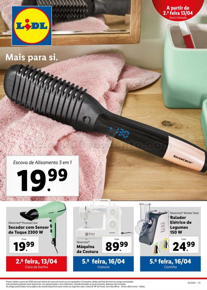 Antevisão Folheto LIDL Promoções de 13 a 19 abr