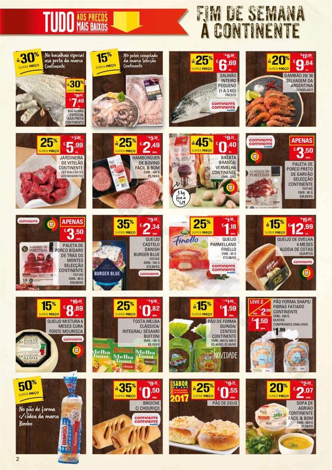 Antevisão Folheto CONTINENTE Fim de semana promo