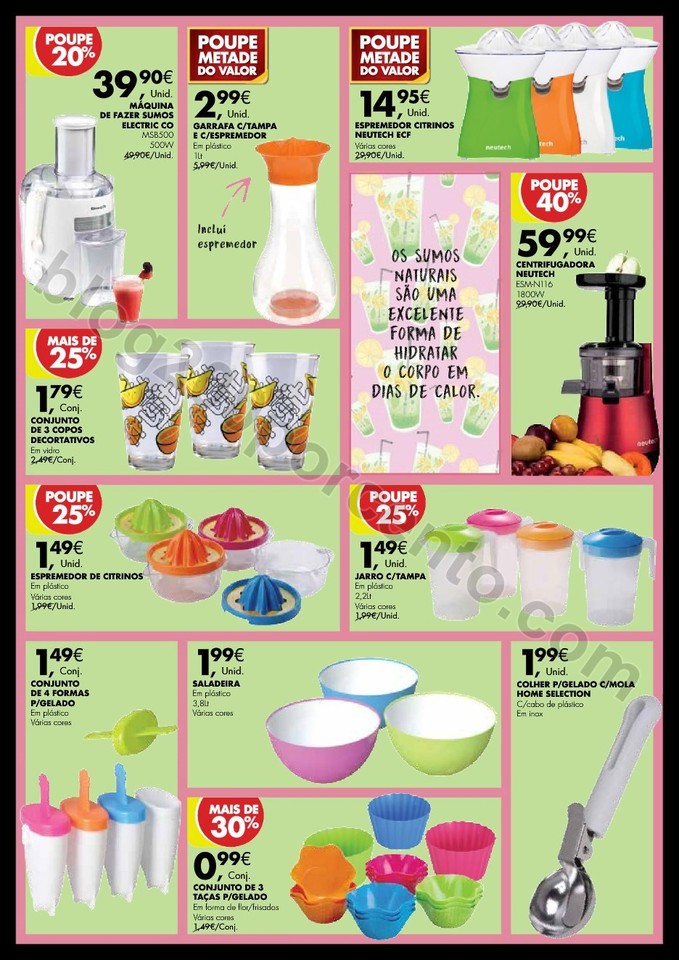 Antevisão Folheto PINGO DOCE Bazar Promoções de