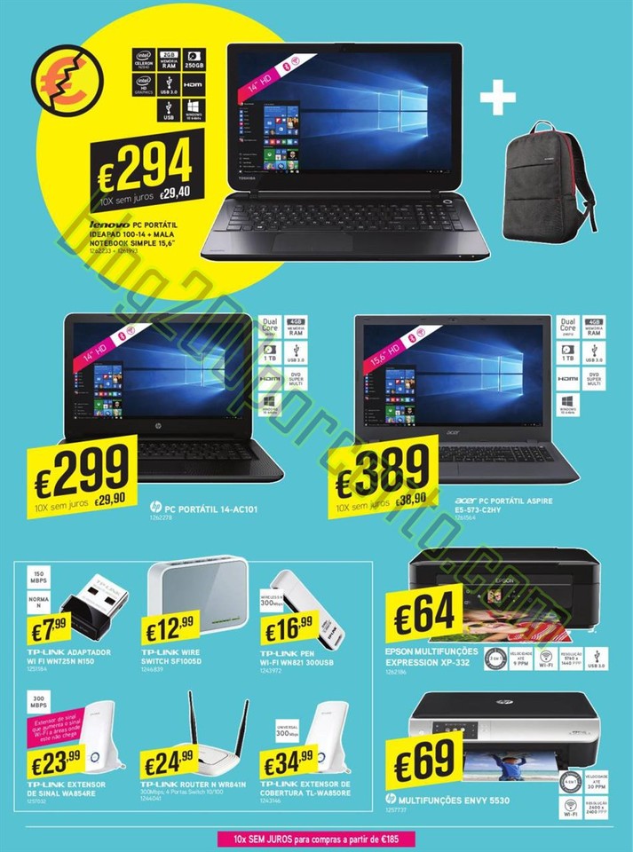 Antevisão Folheto RADIO POPULAR Low Cost promoç