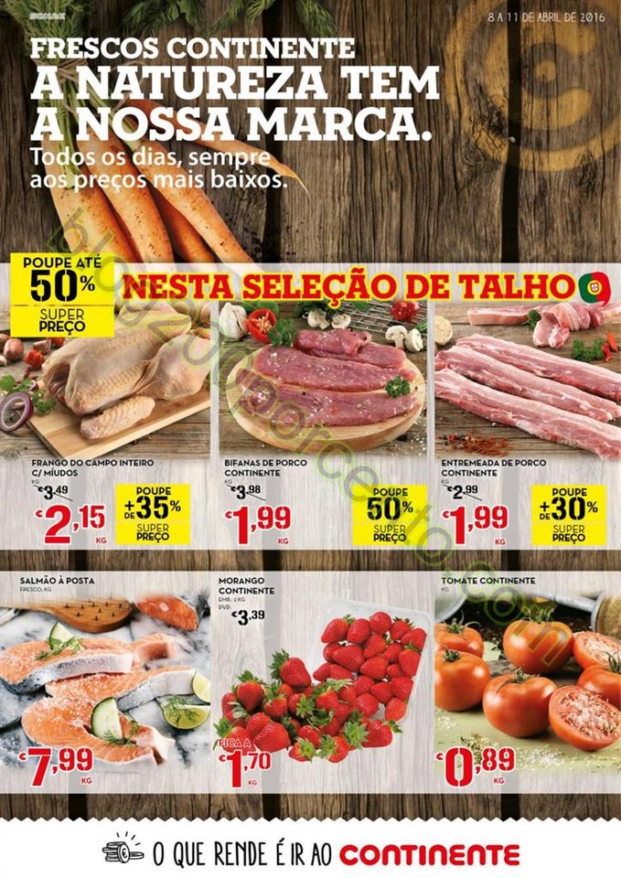 Antevisão Folheto CONTINENTE Fim de semana de 8 a