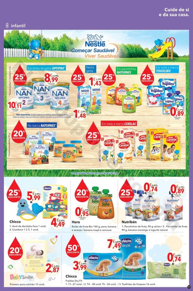 Antevisão Folheto CLAREL Promoções de 15 março