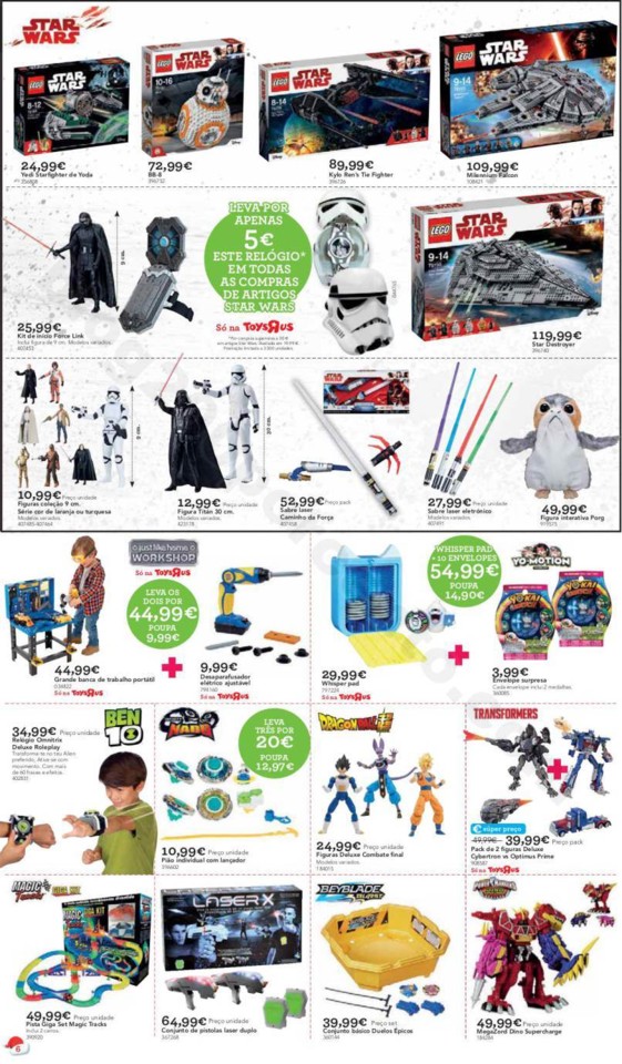 Antevisão Folheto TOYSRUS Natal Promoções de 14
