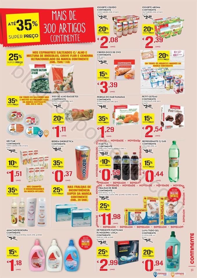 Antevisão folheto CONTINENTE Promoções de 18 a 