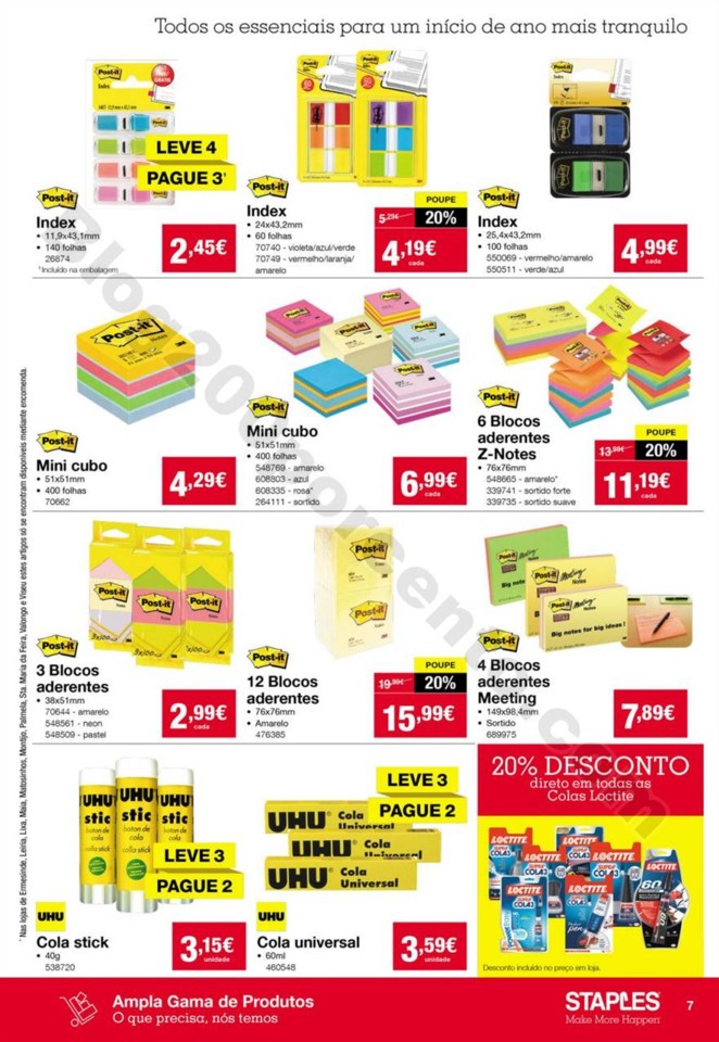 Antevisão Folheto STAPLES Promoções de 2 a 16 j