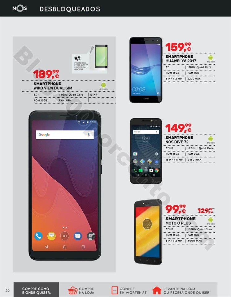 Antevisão Folheto WORTEN Mobile Promoções 25 ja