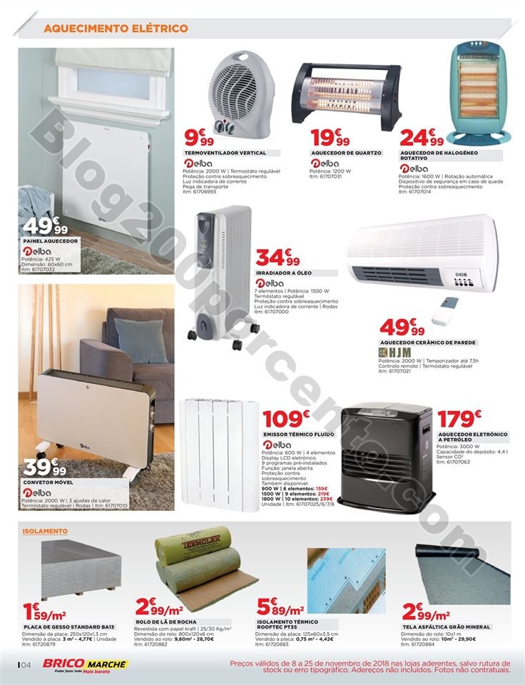 Antevisão Folheto BRICOMARCHÉ Promoções de 8 a