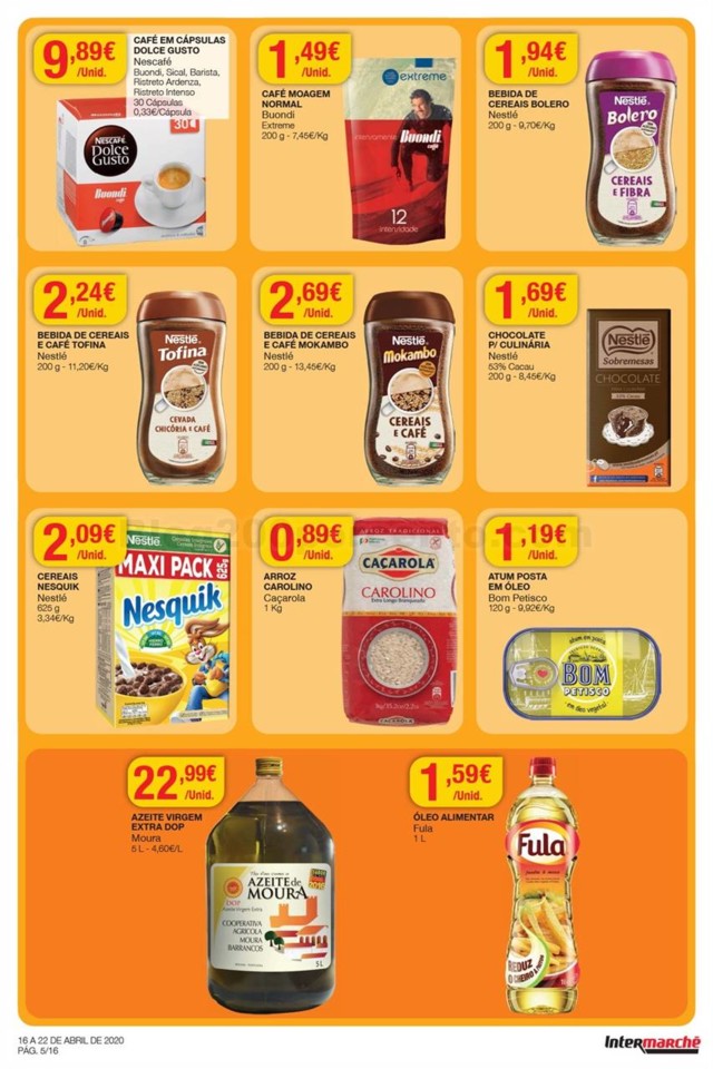 Antevisão Folheto INTERMARCHÉ Promoções de 16 