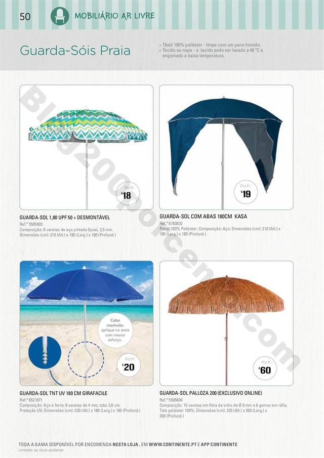 Antevisão Catálogo CONTINENTE Especial Ar Livre 