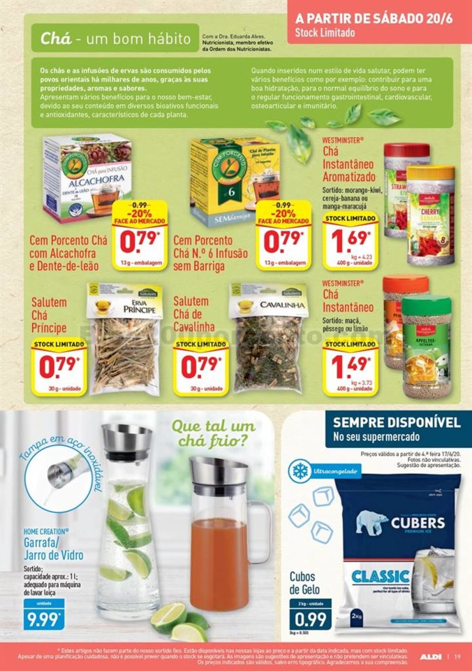 Antevisão Folheto ALDI Promoções de 17 a 23 ju