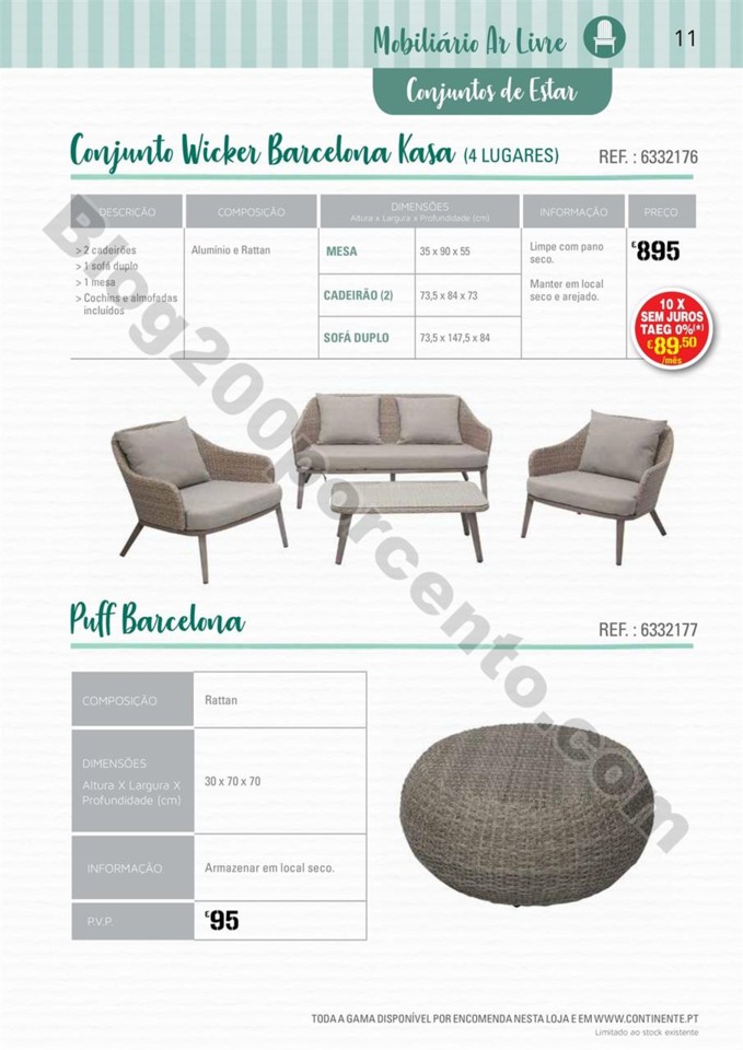 Antevisão Catálogo CONTINENTE Ar livre de 8 maio