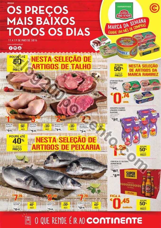 Antevisão Folheto CONTINENTE - MODELO Madeira de 