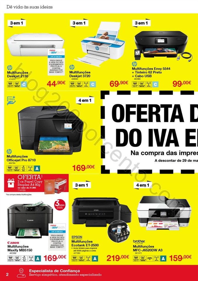 Antevisão Folheto STAPLES Promoções de 15 a 28 