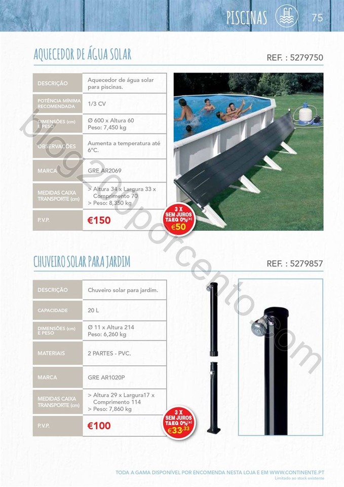 Novo Folheto CONTINENTE Ar Livre até 15 agosto p7