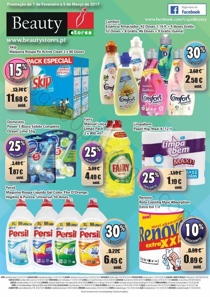 Antevisão Folheto BEAUTY STORES Promoções de 7 