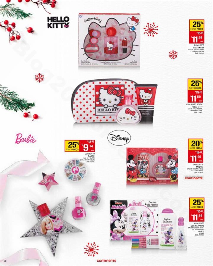 Natal em beleza CONTINENTE 29 outubro a 15 novembr