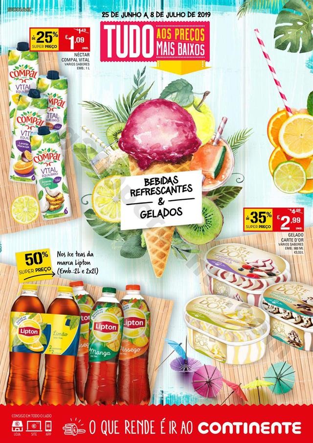 Antevisão Folheto CONTINENTE Hiper Gelados e Bebi