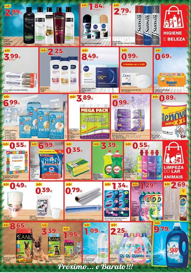 A nossa loja Natal Promoções de 15 a 31 dezembro