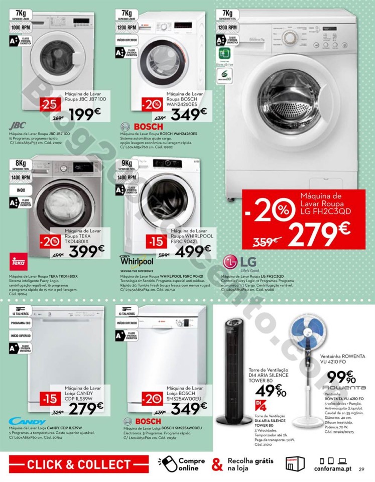 Antevisão Folheto CONFORAMA Mundial promoções d