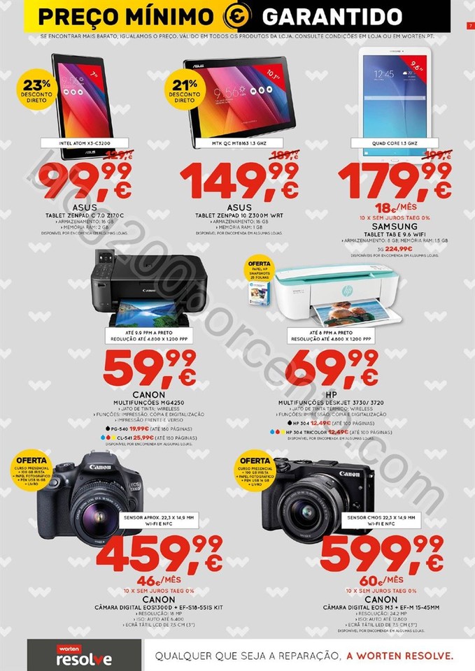 Antevisão Folheto WORTEN Promoções de 15 a 24 d