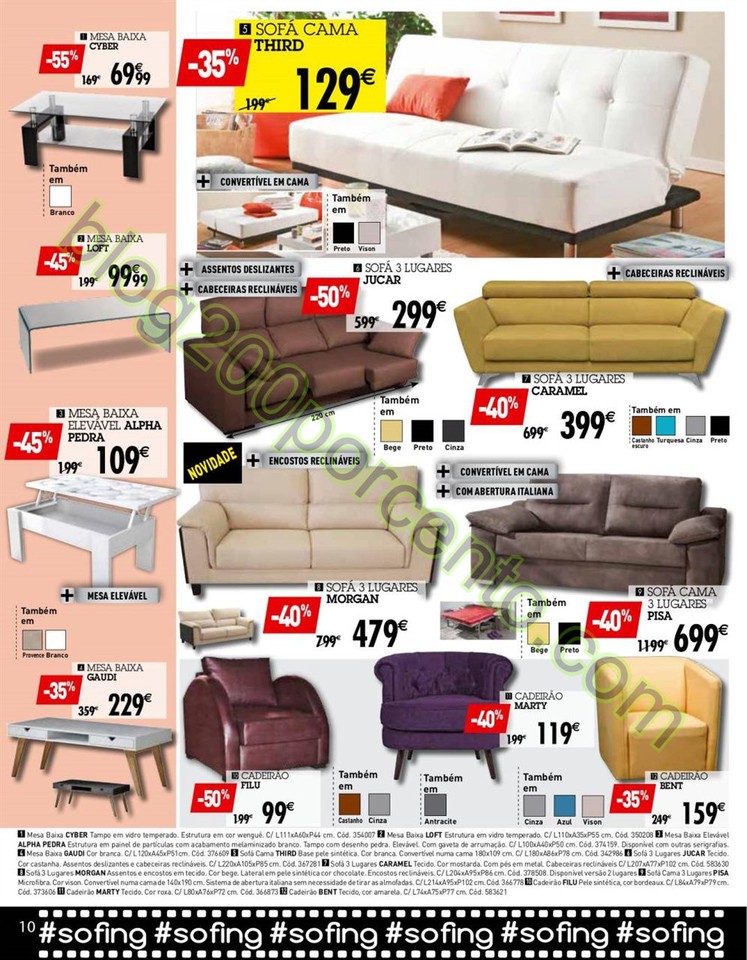 Novo Folheto CONFORAMA Promoções de 17 a 31 mar