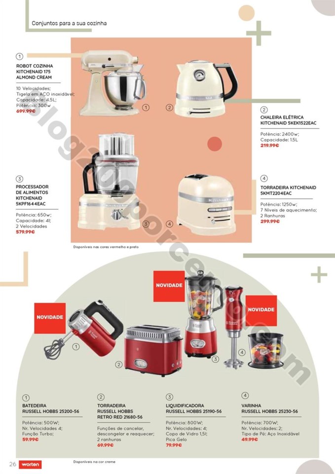 Antevisão Folheto WORTEN cozinhas promoções de 
