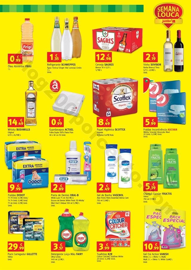 Antevisão Folheto JUMBO Semana Louca promoções 