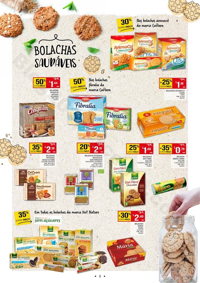 Antevisão Folheto CONTINENTE Bolachas 5 a 18  fev