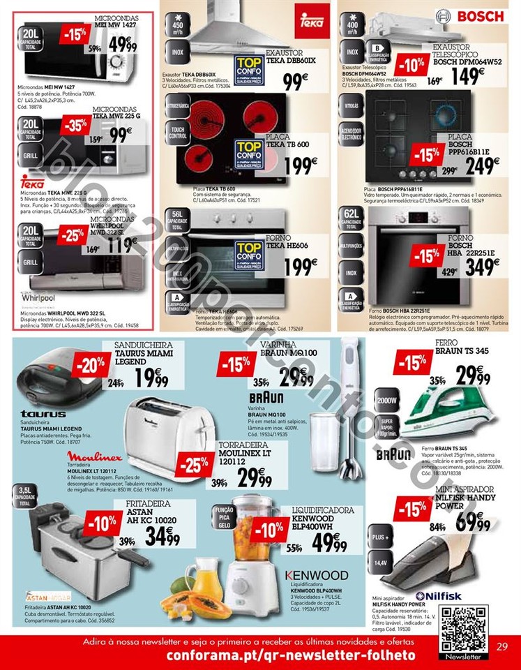Antevisão Folheto CONFORAMA Nacional promoções 