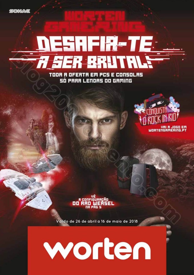Antevisão Folheto WORTEN Gaming promoções de 26
