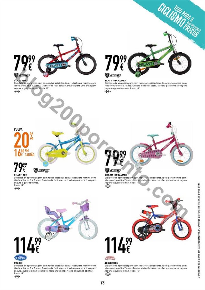 Novo Folheto SPORT ZONE Ciclismo de 27 abril a 1 j