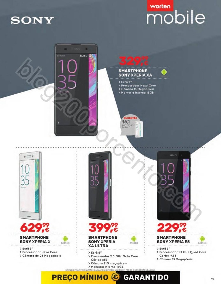 Antevisão Folheto WORTEN Mobile Promoções de 15